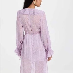 Sabina Musayev Kolanta Midi Dress Lilac size Small